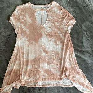 Mudd Peekaboo Tie Die Tee